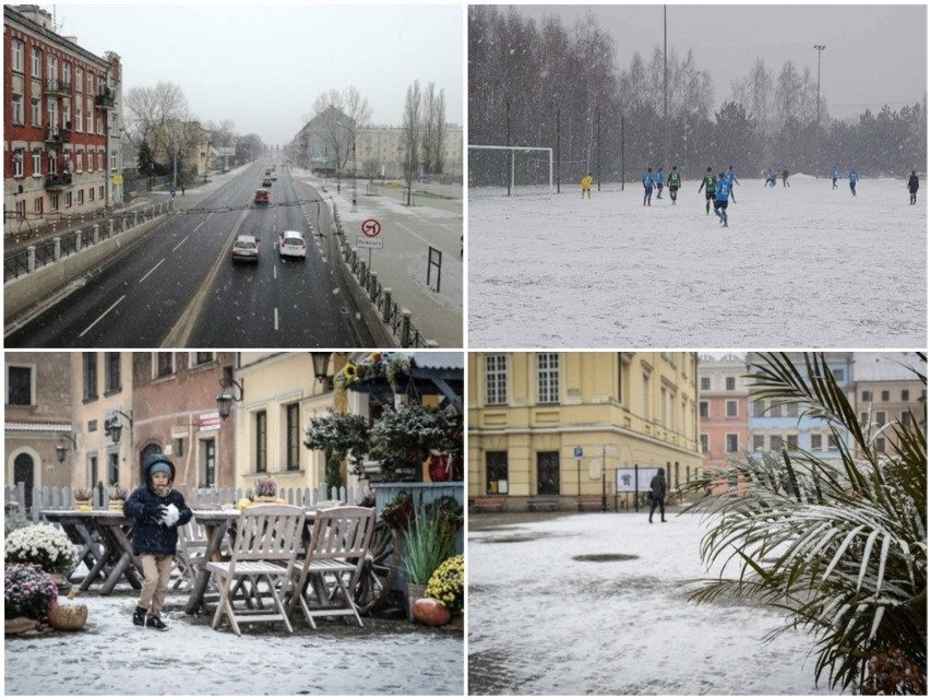 Śnieg w woj. lubelskim. Opady dotarły do naszego regionu (ZDJĘCIA)