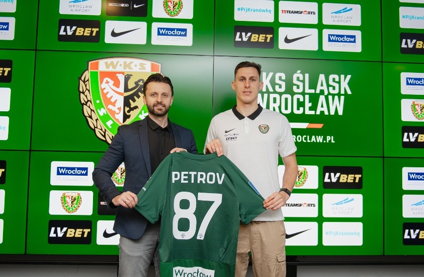 Simeon Petrow, nowy piłkarz Śląska Wrocław