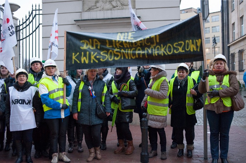 Żony górników w Warszawie