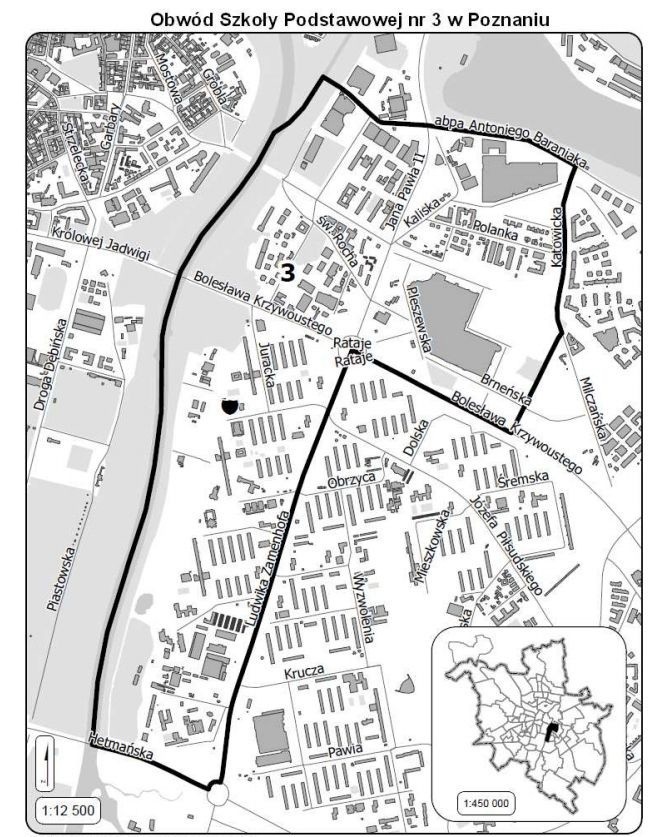 Zobacz nowe obwody poznańskich szkół