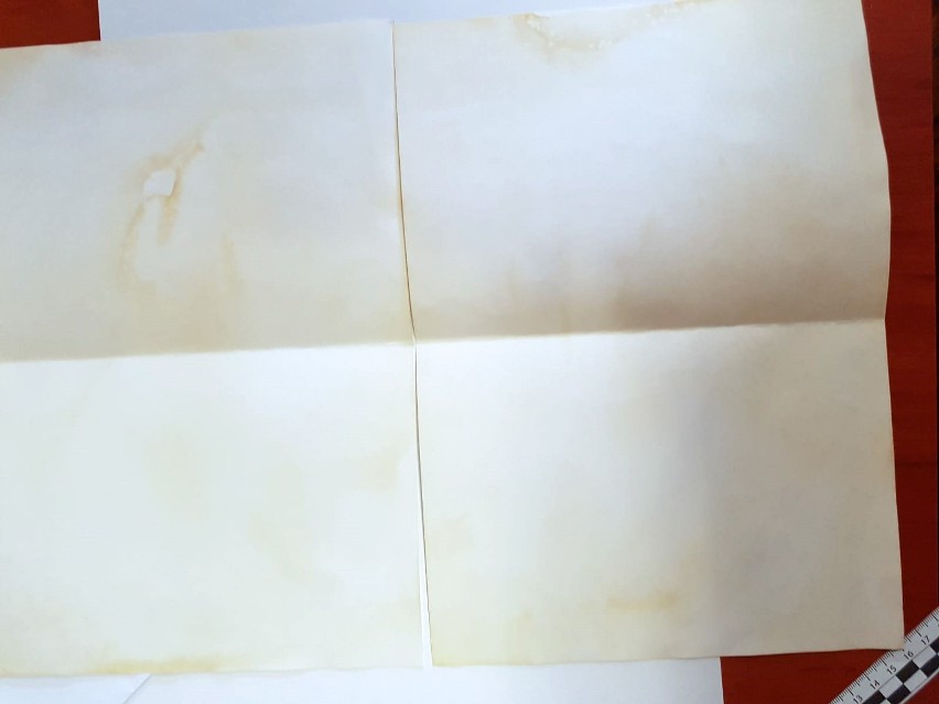 Narkotyki wykryte w kartkach papieru wysłanych do więzienia w Kluczborku