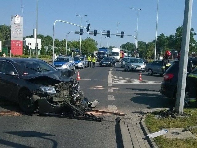 Do zderzenia doszło na skrzyżowaniu ulic Okrzei i Kapitulnej we Włocławku