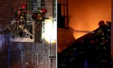 Nocny pożar na Skolwinie: Zamknąć okna, nie wychodzić z domów