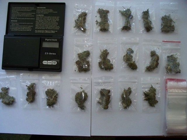 Policjanci znaleźli w mieszkaniu 18-latka około 16 gramów marihuany.
