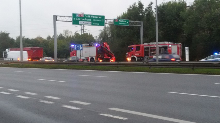 Wypadek śmiertelny na DK 86 w Katowicach