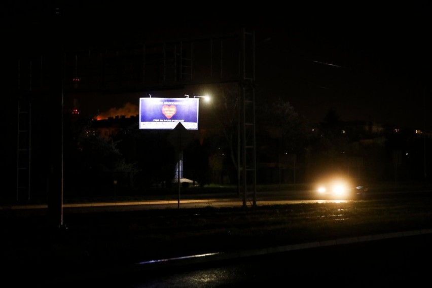 Tak wygląda Kraków, gdy wyłączane jest oświetlenie uliczne