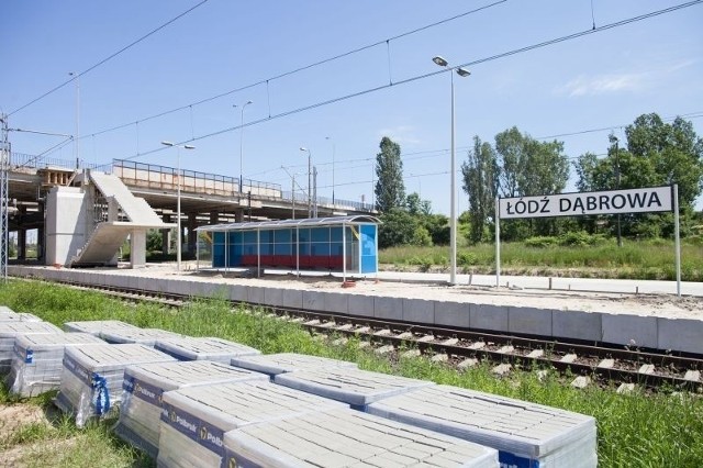 Nowe przystanki powstały w pobliżu stacji kolejowej Łódź Dąbrowa