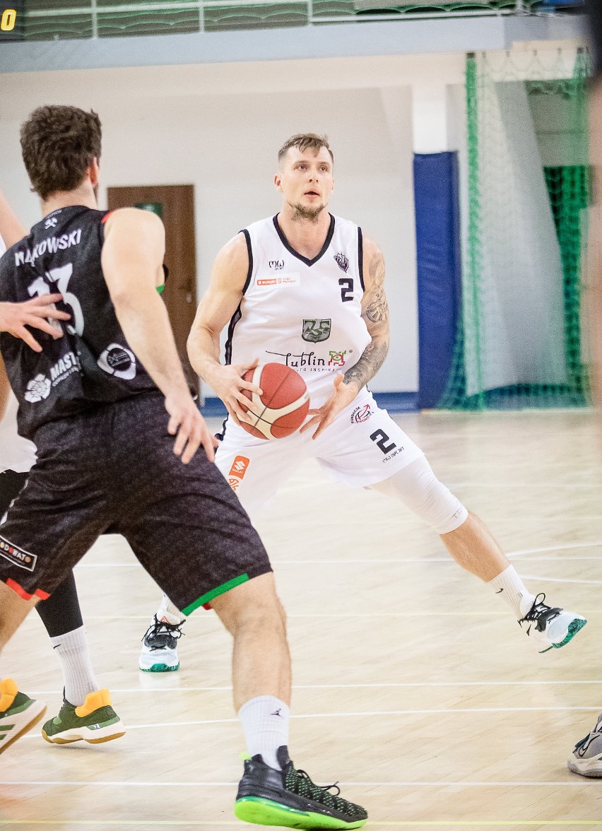 Koszykarze AZS UMCS Start II Lublin wygrali w hali MOSiR z zespołem GKS Tychy. Zobacz zdjęcia 