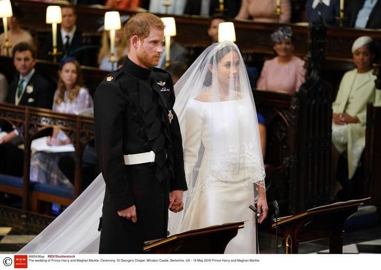 Ślub księcia Harryego i Meghan Markle. Harry i Megan wzięli...