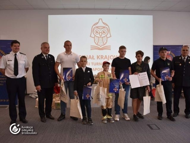 Michał Górczyński, uczeń z Iwanisk, wziął udział w 45 Ogólnopolskim Turnieju Wiedzy Pożarniczej „Młodzież zapobiega pożarom”