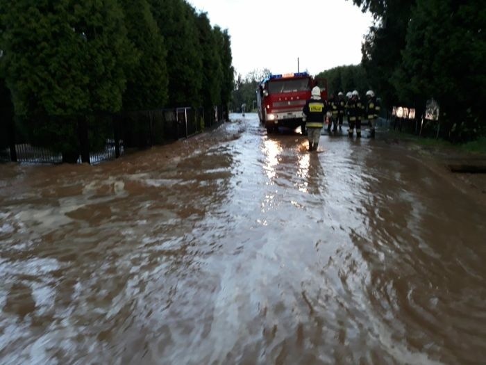 Powódź w gminie Zielonki