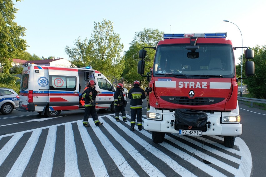 Do wypadku doszło w niedzielę o godz. 19 na ul. Krakowskiej...