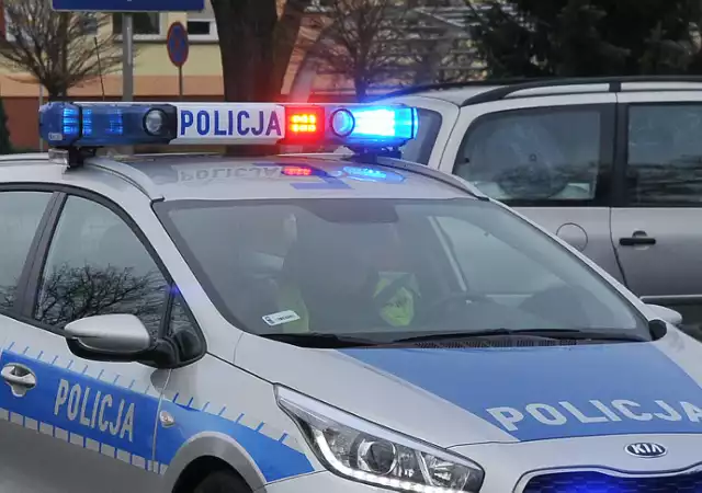 Na miejsce jednego z marketów w Żaganiu wezwano policję.