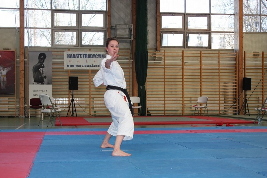Klaudia Mleko z Szarowa najlepsza w drugim turnieju Polskiej Ligi Karate Tradycyjnego w Warszawie