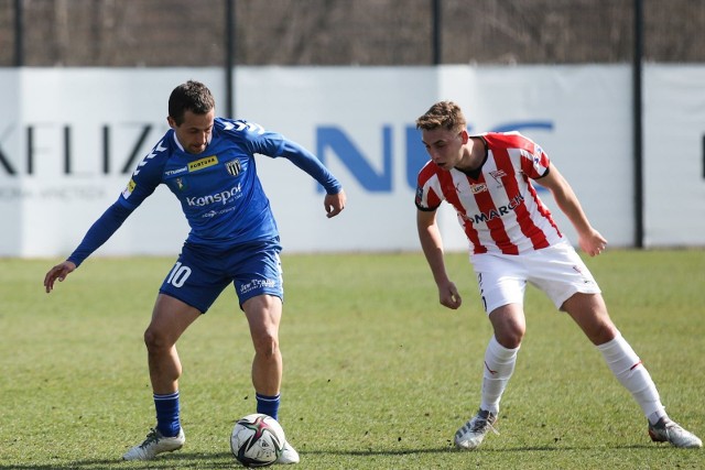 25.03.2022 raczna, sparing, mecz cracovia krakow - sandecja nowy sacz, nz sylwester lusiusz, damir sovsicfot. andrzej banas / polska press