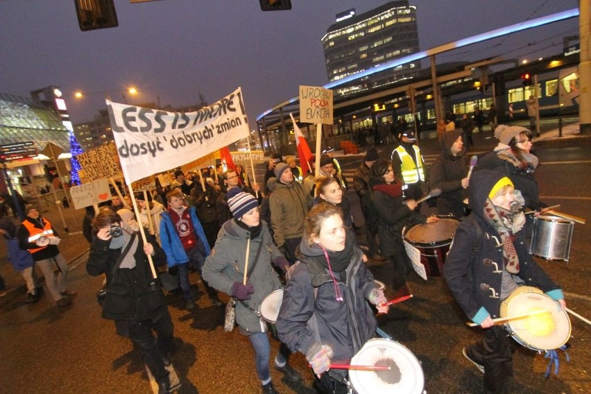 Protest studentów we Wrocławiu, 25.01.2017