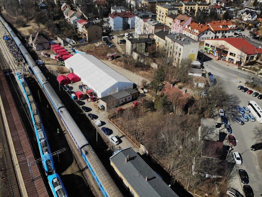1500 Ukraińców przyjechało do Olkusza (10.03.2022)