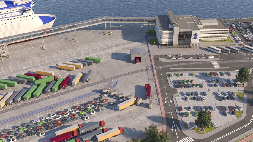 Mimo kryzysu Covid-19 budowa Publicznego Terminalu Promowego w Porcie Gdynia przebiega szybko