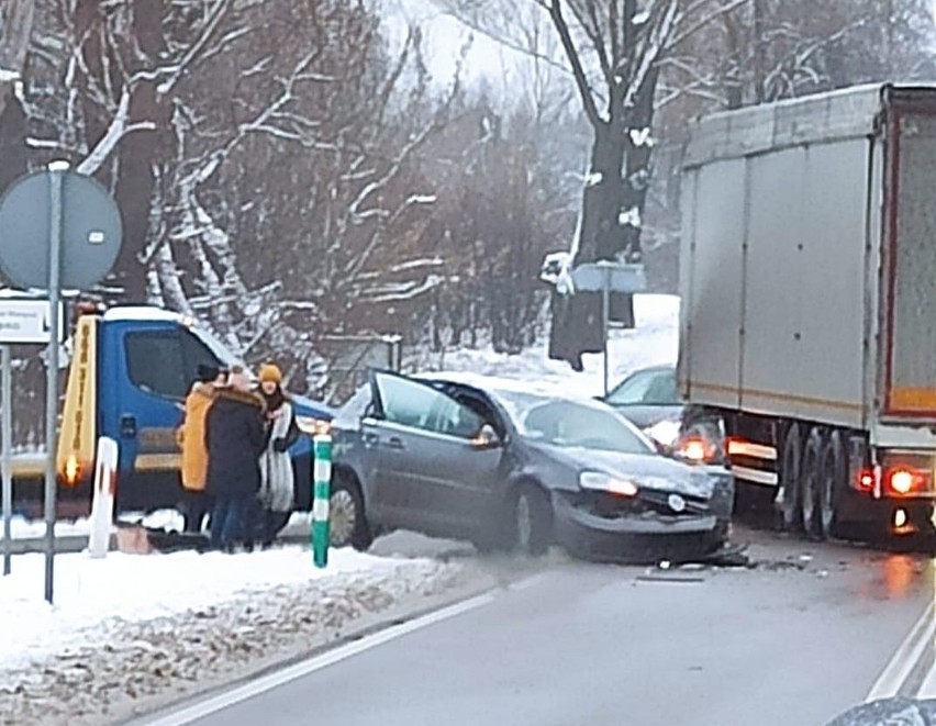 Wypadek w okolicach Dobrzyniewa