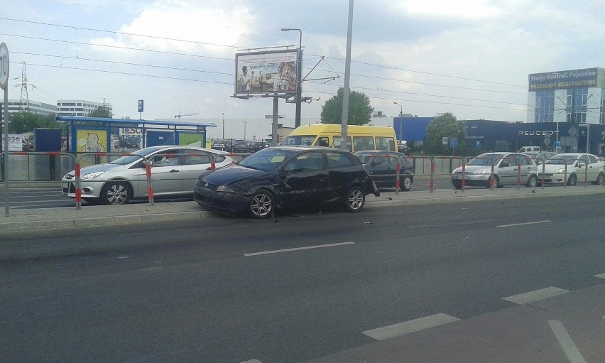 Wypadek na Ruczaju w Krakowie.