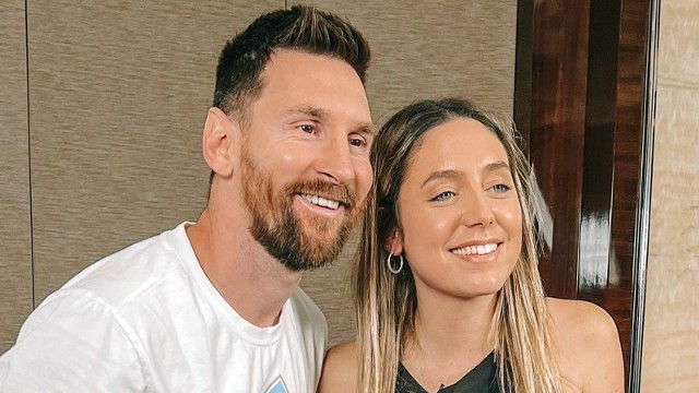 Lionel Messi i Sofia MArtinez