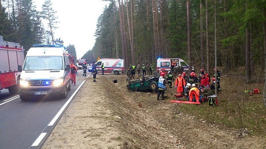 Do wypadku samochodu straży granicznej doszło na trasie...