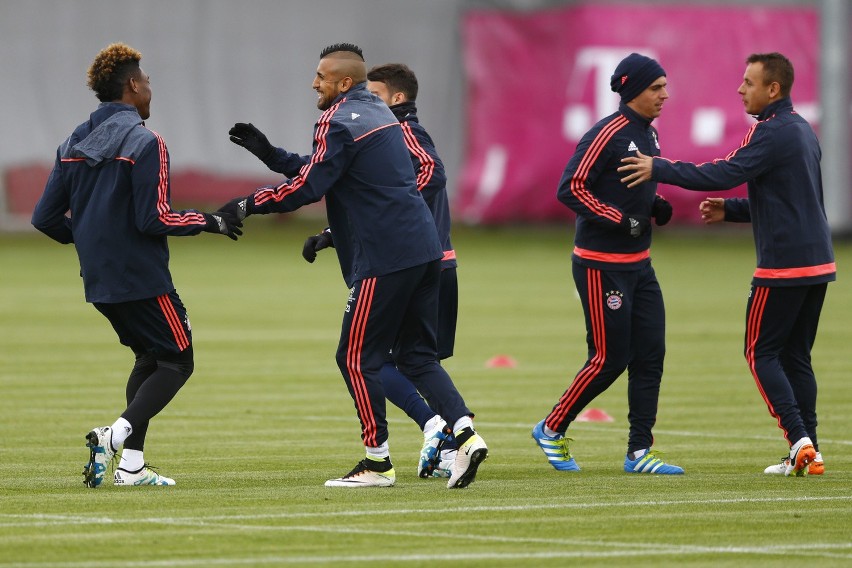 Trening Bayernu Monachium przed meczem z Atletico