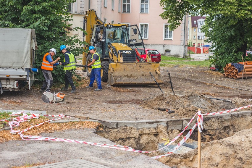 Najpierw prace ziemne, a za chwilę układanie nowej...