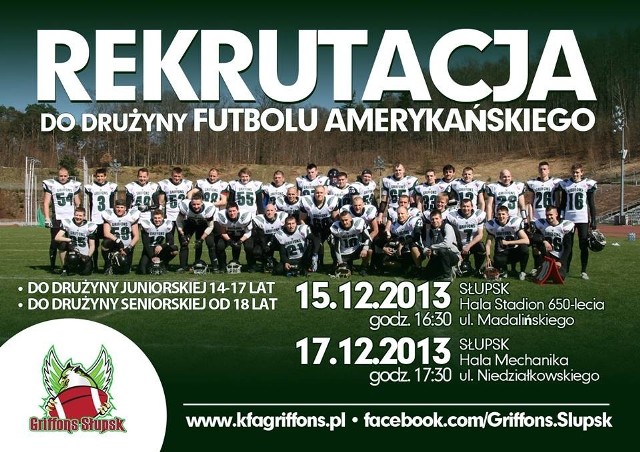 Słupski klub futbolu amerykańskiego organizuje kolejną rekrutację.