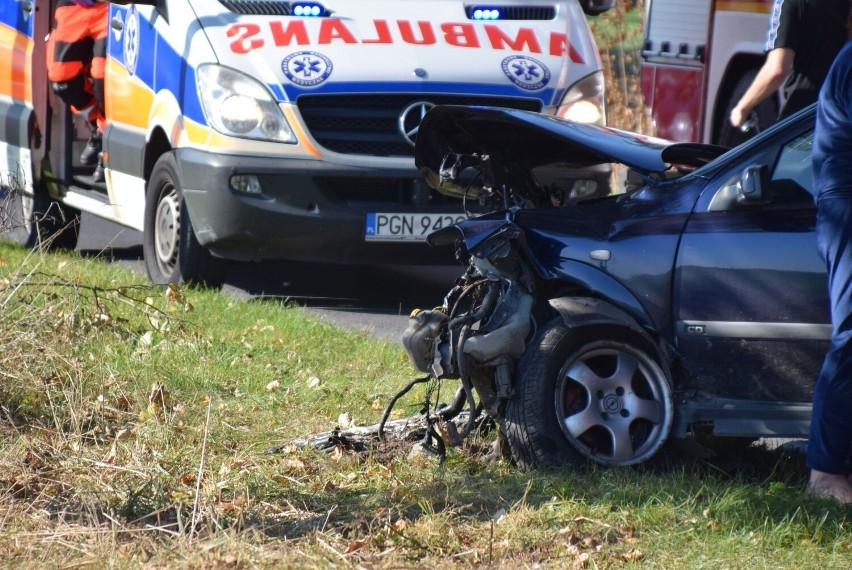 Na miejscu okazało się, że doszło do zderzenia dwóch...