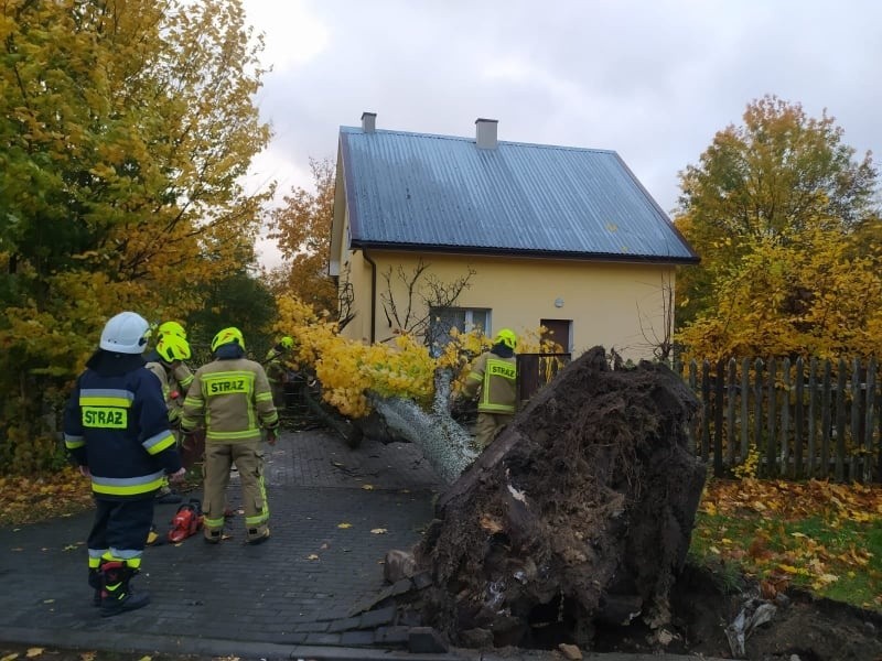 To nie była spokojna noc w powiecie bytowskim. Strażacy...