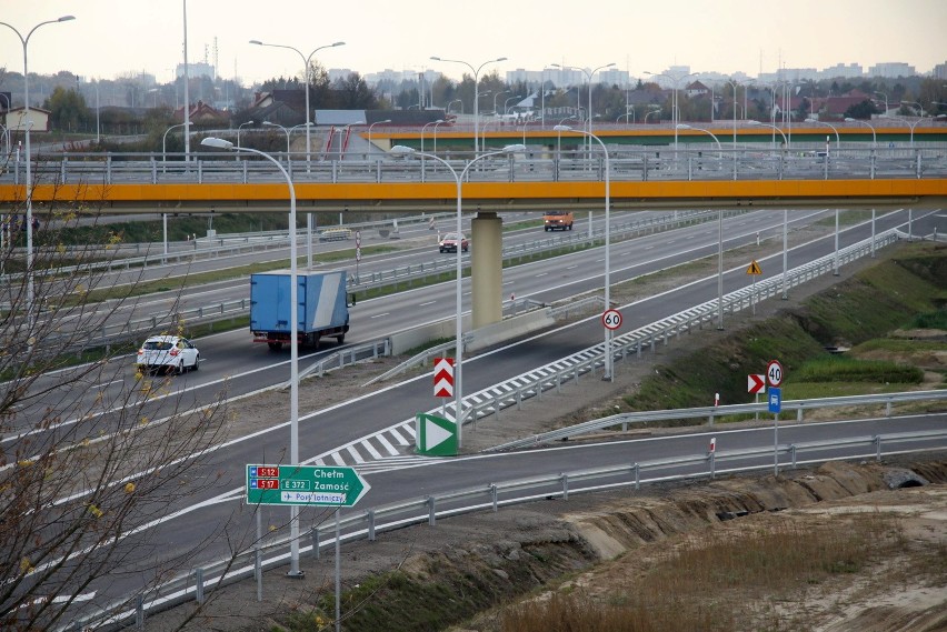 Obwodnica Lublina: Otwarty odcinek ekspresówki ma 12,8 km [DUŻO ZDJĘĆ i WIDEO]