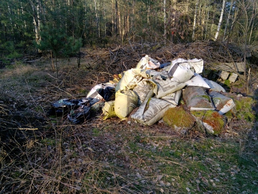 Powiat przasnyski. Śmieci zalewają nasze lasy, 21.03.2020