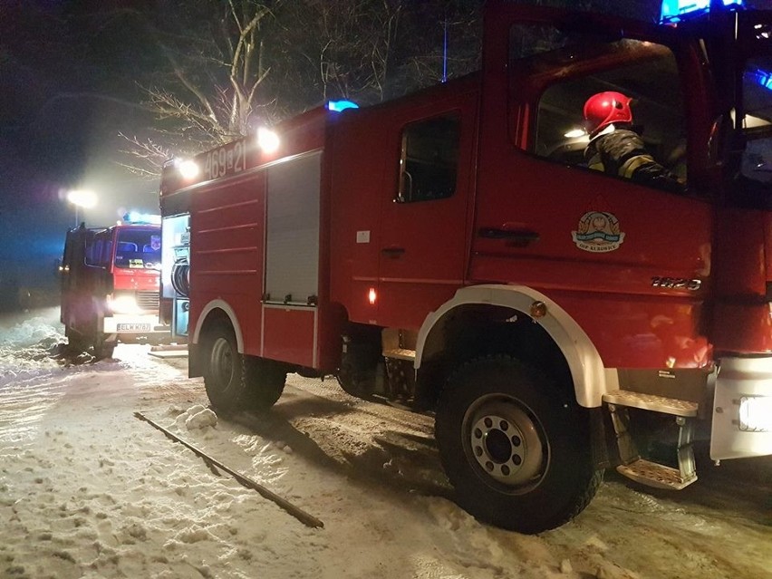 Pożar w Kotlinach pod Łodzią. Spłonął zabytkowy młyn