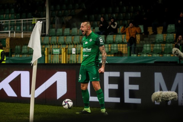 Adam Zrelak strzelił jedynego gola w sparingu Warta Poznań - Arka Gdynia 1:0.