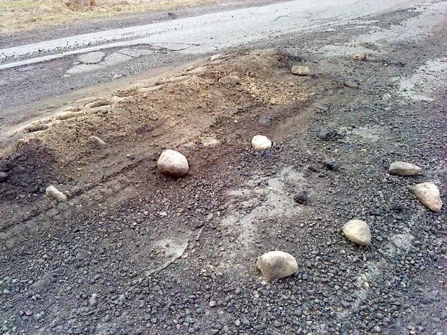 Tak wygląda droga wojewódzka na Podlasiu u schyłku pierwszej dekady XXI wieku