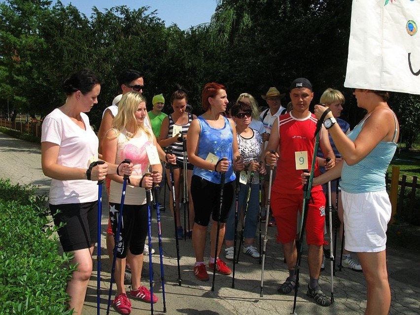 Zawody Nordic Walking w Bielicach.