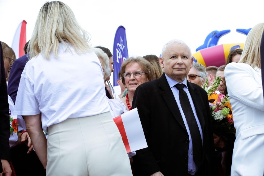 Jarosław Kaczyński w Stawiskach