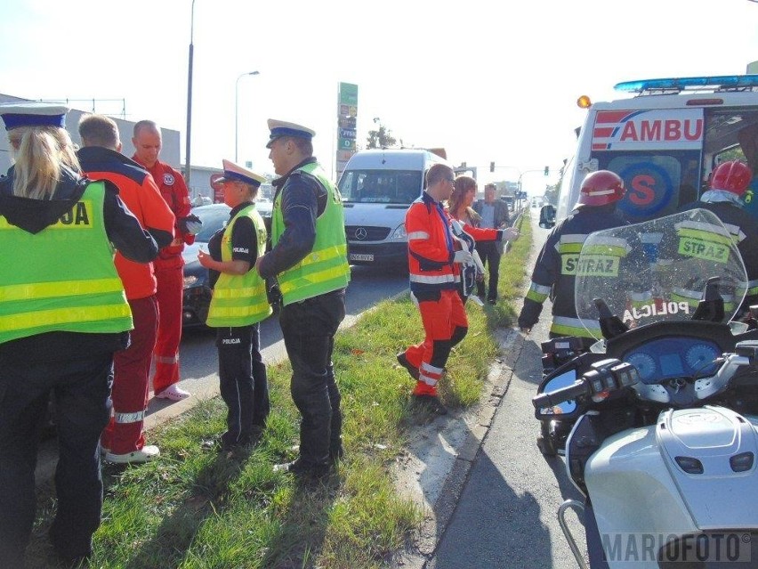 Wypadek w Nysie. Siedem osób trafiło do szpitala