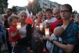 Łańcuch Światła: znów tłumy przed Sądem Okręgowym w Katowicach ZDJĘCIA 