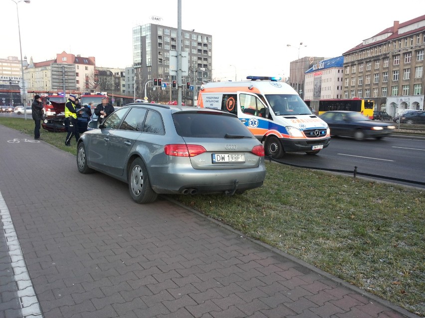 Wrocław, wypadek przy placu Jana Pawła II