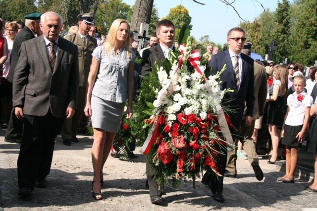 Wieniec składa delegacja gminy Andrzejewo