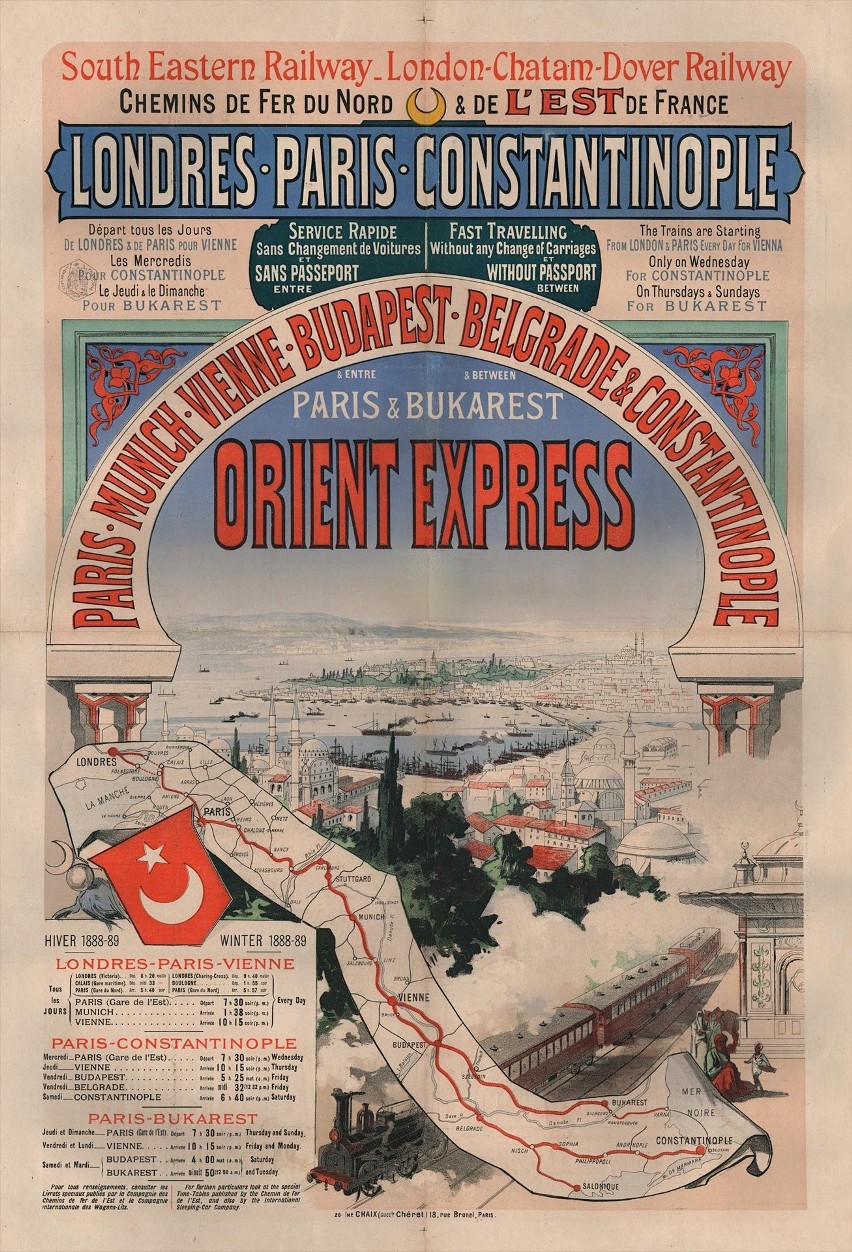 Orient Express powstał jako luksusowy środek transportu do...