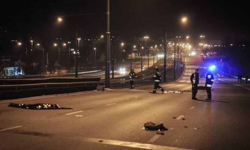 Przejście śmierci na ul. Przybyszewskiego! Wypadek na wiadukcie wstrząsnął Łodzią!