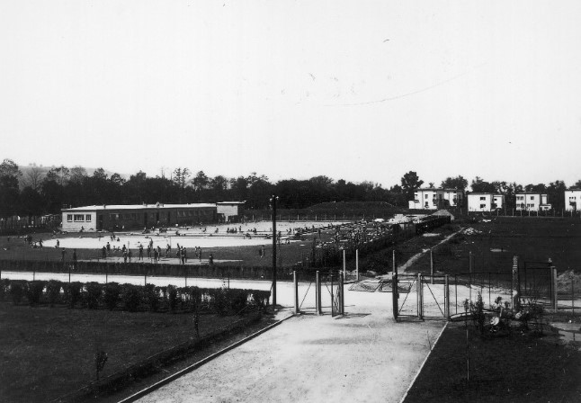 1938 r. Stadion sportowy na Błoniach