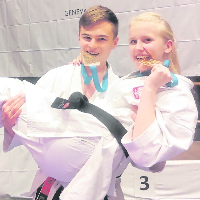Michał Pyszniak z Lublina to chłopak Nikoletty Dzióby. Poznali się na turnieju karate we Wrocła-wiu. W przyszłym roku chcą razem studiować na AWF-ie we Wrocławiu albo w Poznaniu.