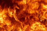 Pożar na Kapuściskach. Jedna osoba trafiła do szpitala
