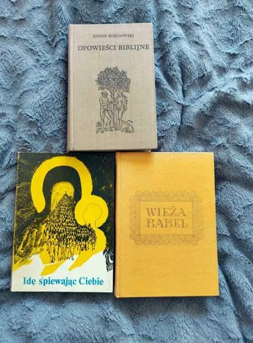 Książki religijne + śpiewnik...
