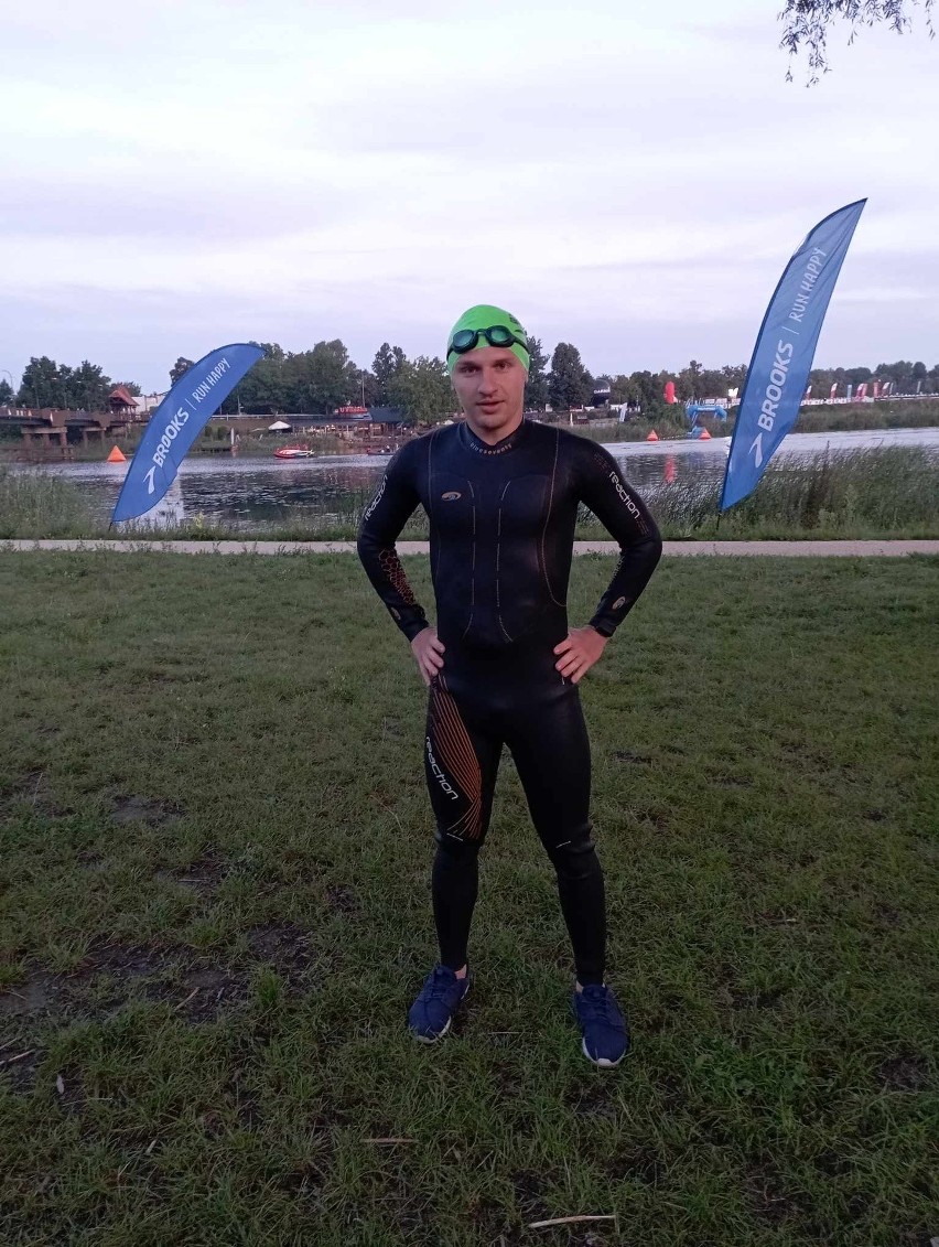 Dominik Lis - rzeszowski sportowiec ukończył triathlon “Iron Man” [ZDJĘCIA, WIDEO]
