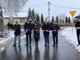 Otwarcie drogi w Szygach. Nawierzchnia zmieniła się z gruntowej na asfaltową